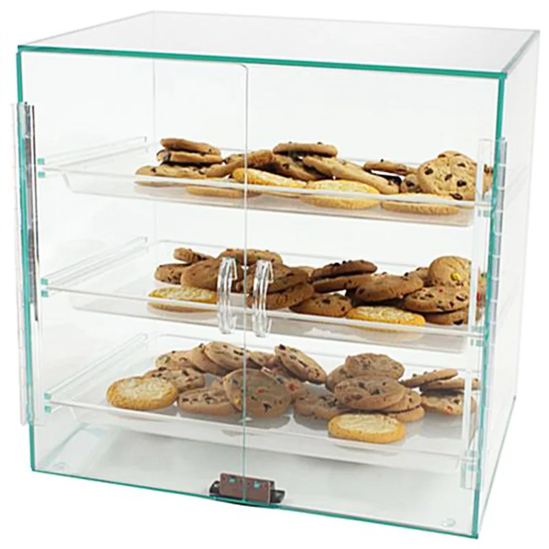 Clear Acrylic Cake Display Food Transparent Pastry Case Display