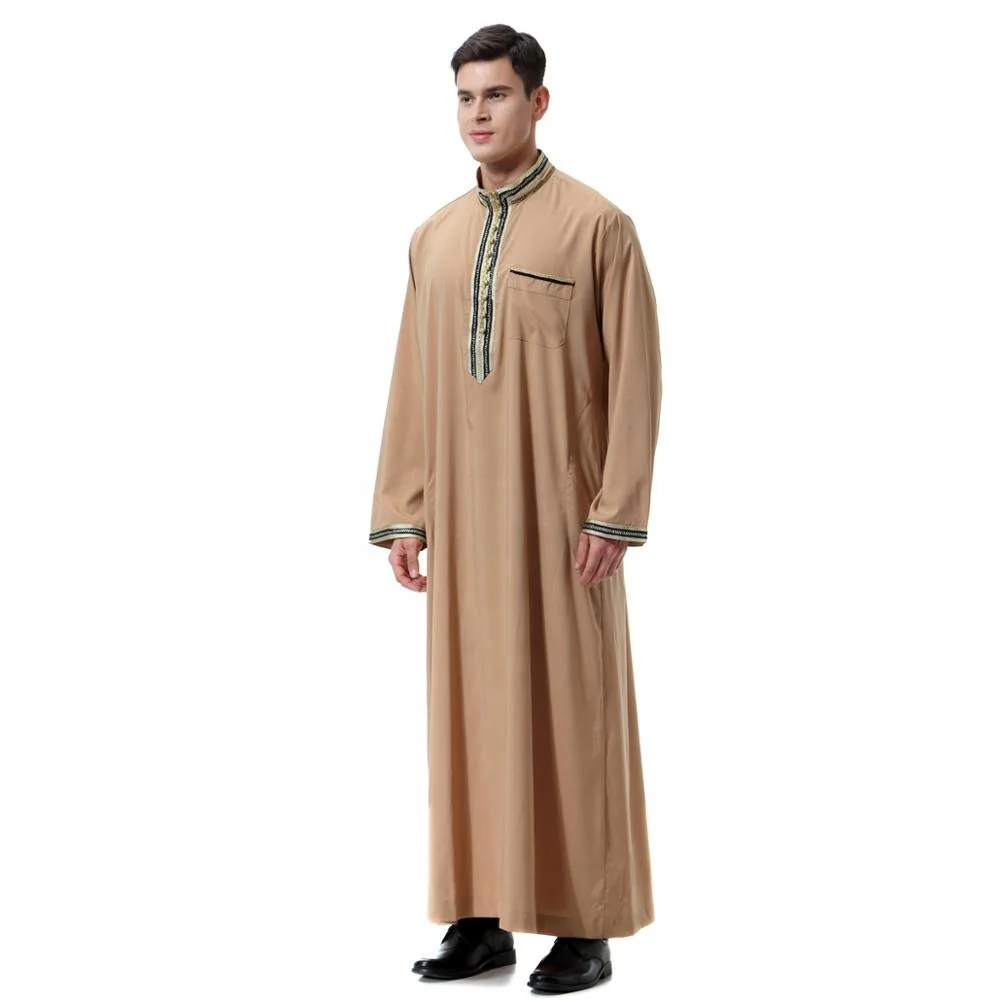 Men Arab Muslim Islamic Kaftan Robe Men Islamic Clothes - Buy Men ...