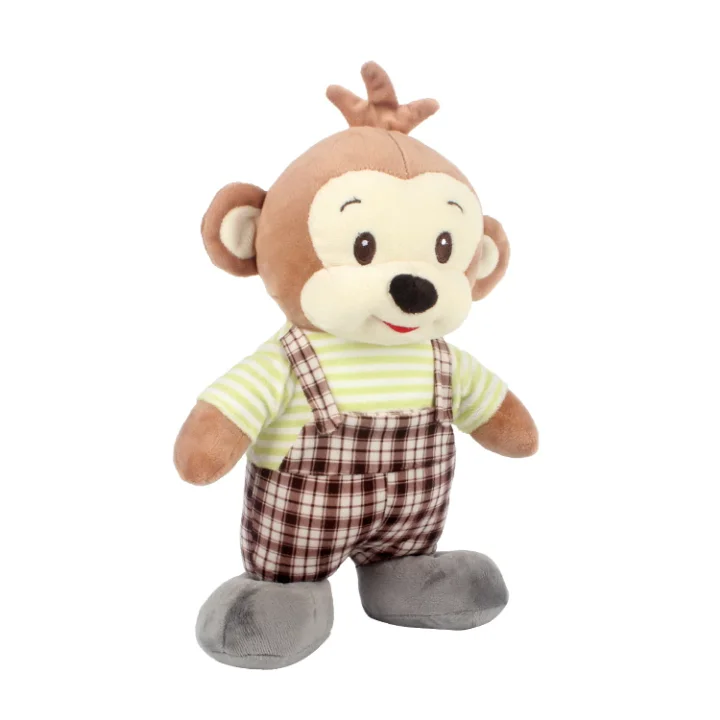factory wholesale cute lovely monkey stuffed soft toy plush doll