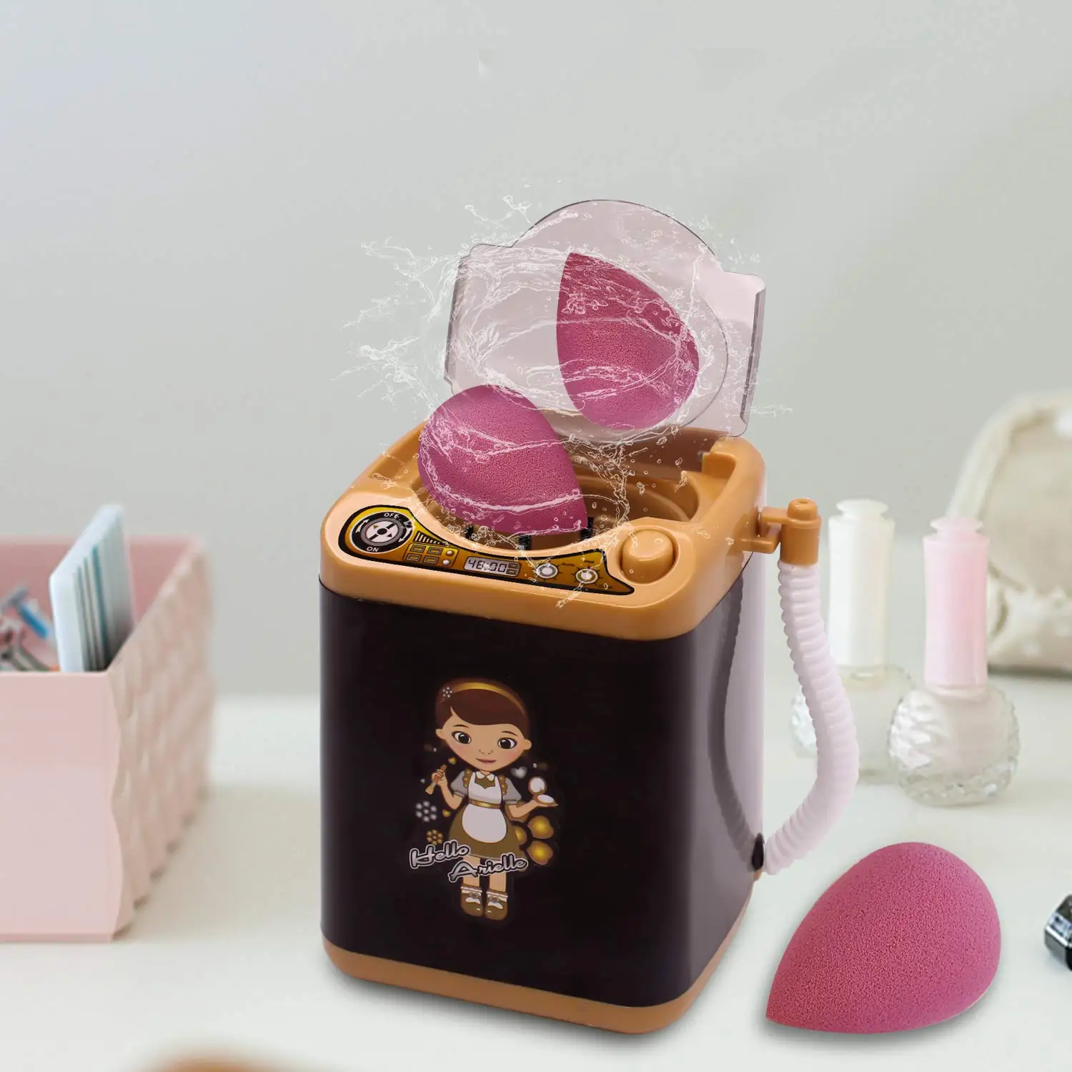 Amazon Best Selling Makeup Sponge Cleaner Machine Auto Makeup Sponge