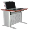 Metal Student flip top computer desk hidden lcd monitor table for school furniture