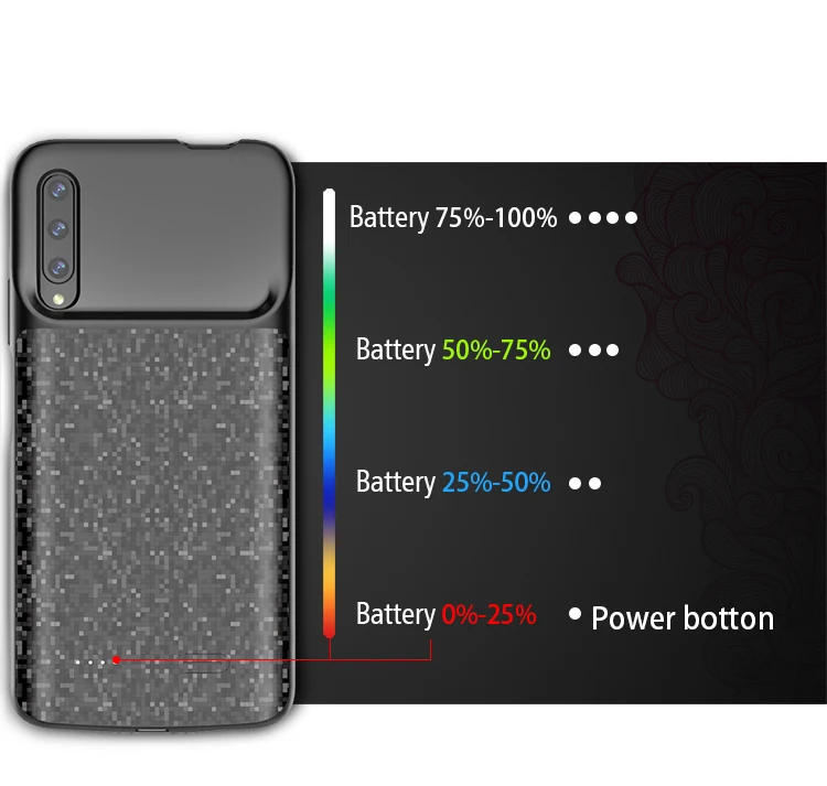 Battery charger smart cute power bank 50000 mah battery case mobile for Huawei Honor 9X / 9X pro Charging Case Cover - ANKUX.COM