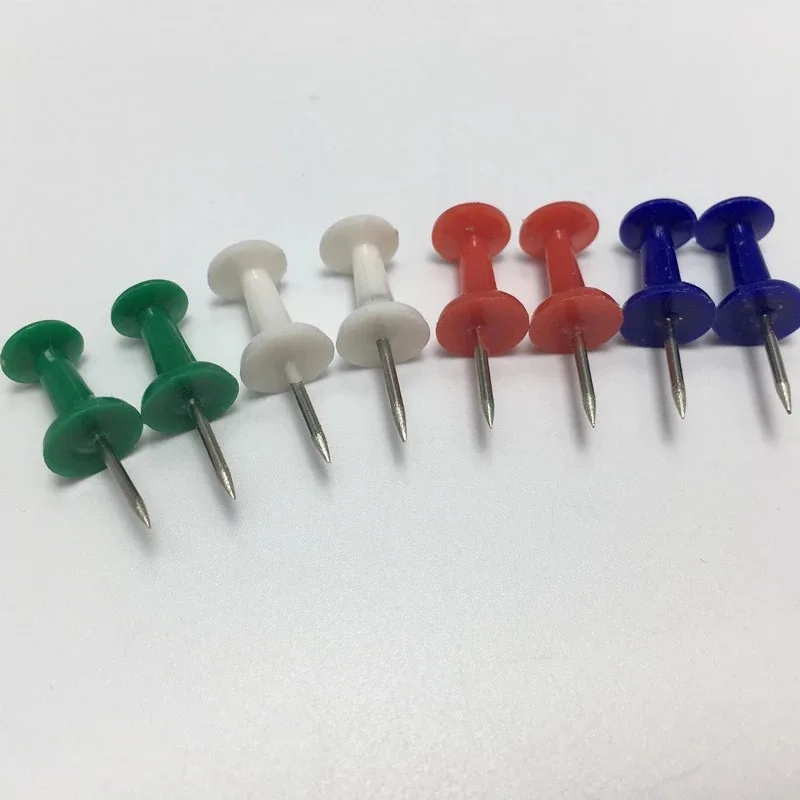 Office Supplies Binding Colorful Push Pins 50pcs Paper Box Packing