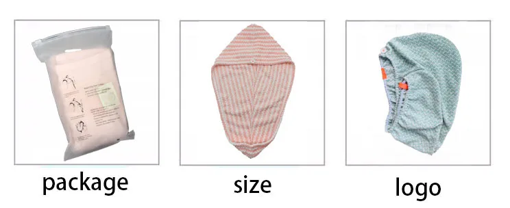 High Quality Microfiber Quick Dry Hair Turban Microfiber  Hair Towel Wrap