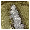 hot selling two-color fish scale sequins embroidered fabric wholesale for luggage stage clothing