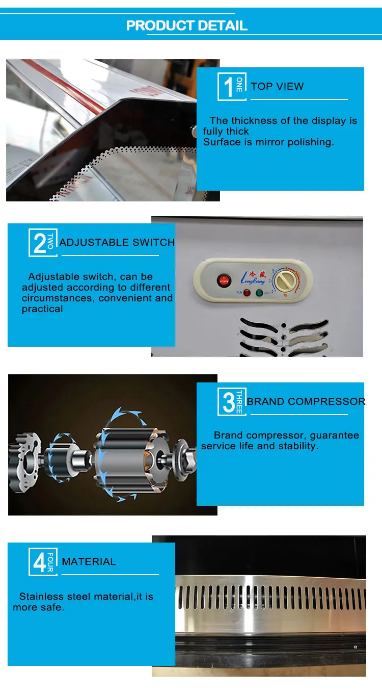 commercial cake display fridge