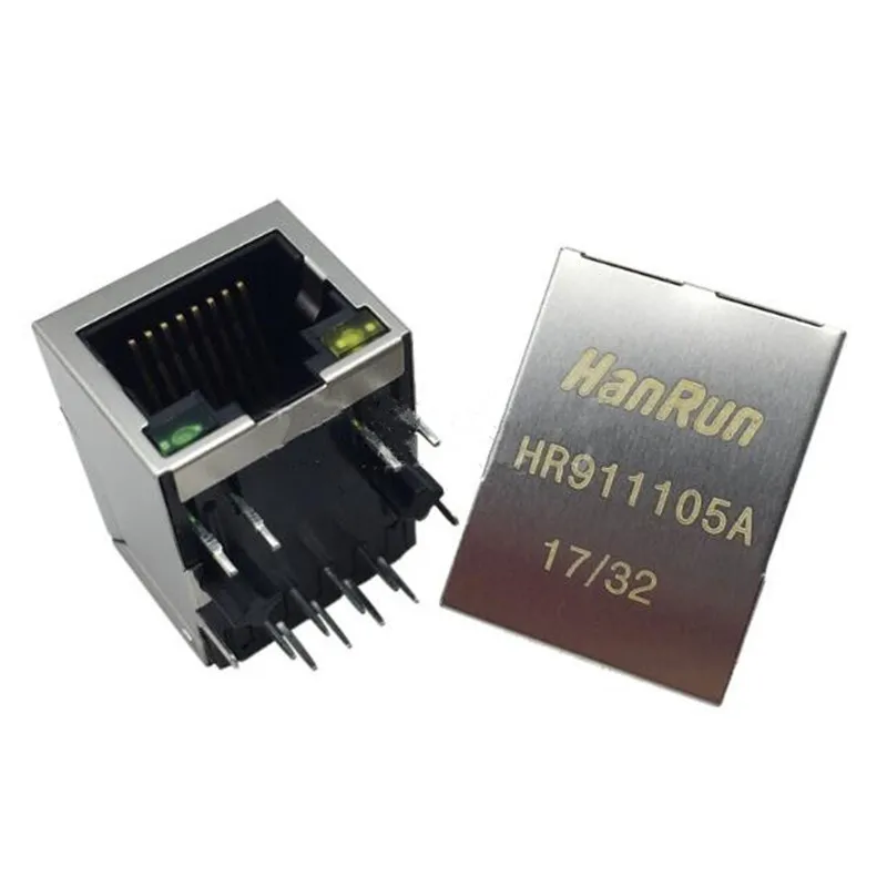 HR911105A with Lamp HY911105A RJ45 Network Transformer