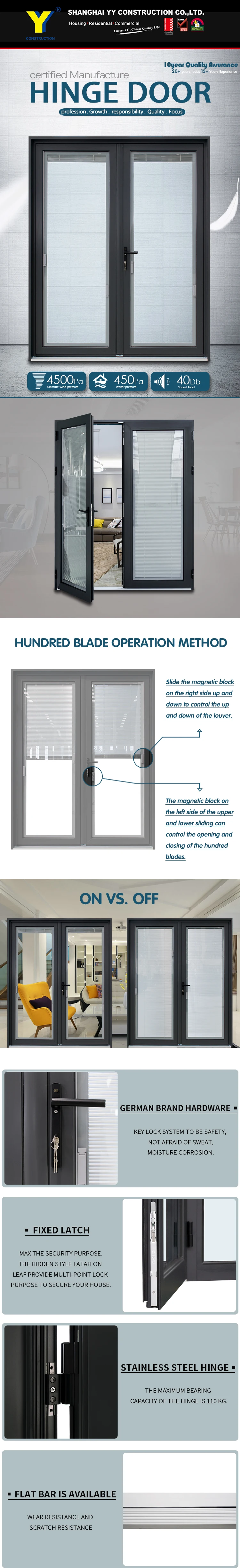As2047 australia standard double glazed exterior french doors