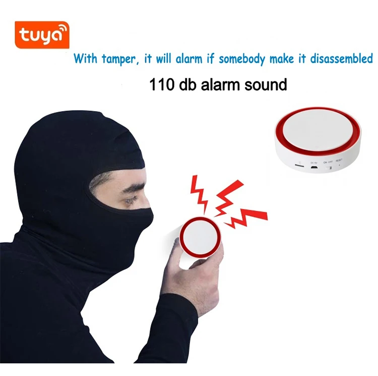 newest Tuya wireless WiFi + GSM alarm host for security and protection alarm system
