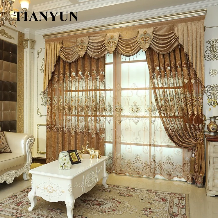 Italian High Quality Polyester 3d Jacquard Curtain For House - Buy 3d ...