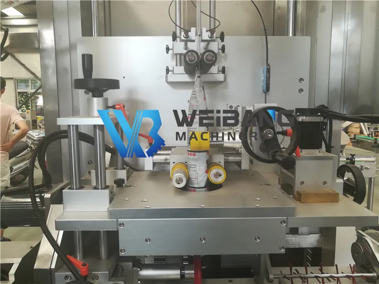 Automatic Tamper Evident Band Label Applicators Heat Shrink Cap Seal