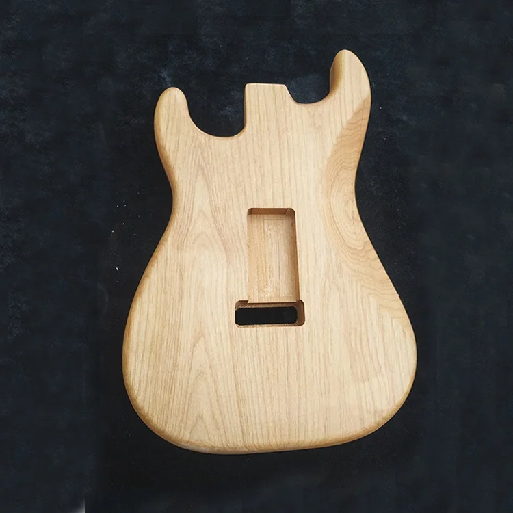 Diy Electric Guitar Body Blank Ash Guitar Barrel Unfinished Sss St ...