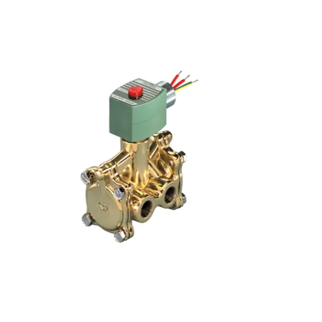 Serie 314 de ASCO   Válvula electromagnética - 3 válvulas de control de acero inoxidables de cobre amarillo de los materiales de la manera 3/2