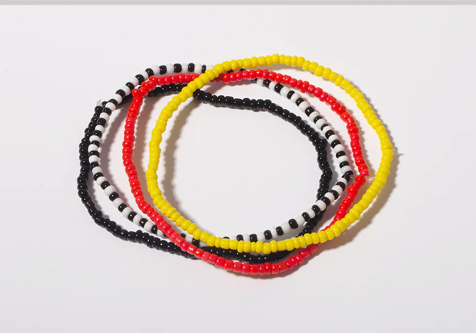 Bohemian Style Multi Color Elastic Waist Belly Beads Body Chains