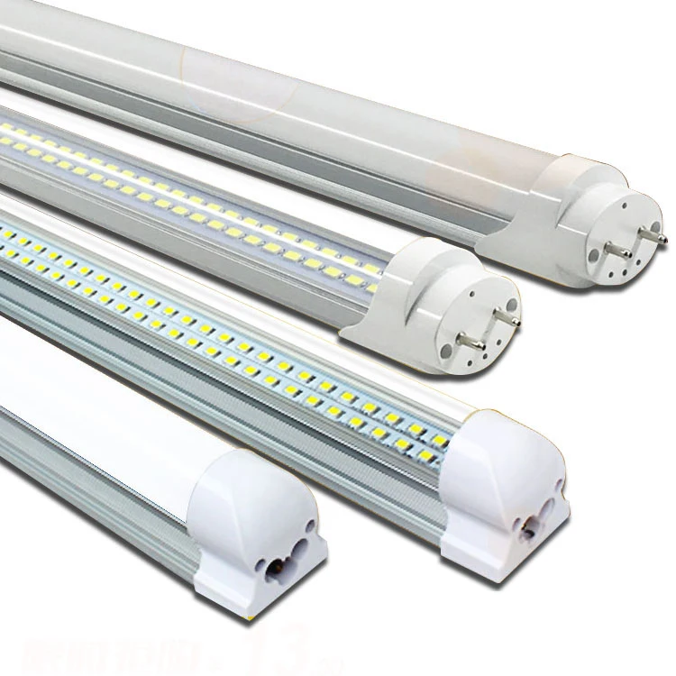 Hot sale 28w 3000k 4500k 6500k office supermarket single double linear T8 tube led light