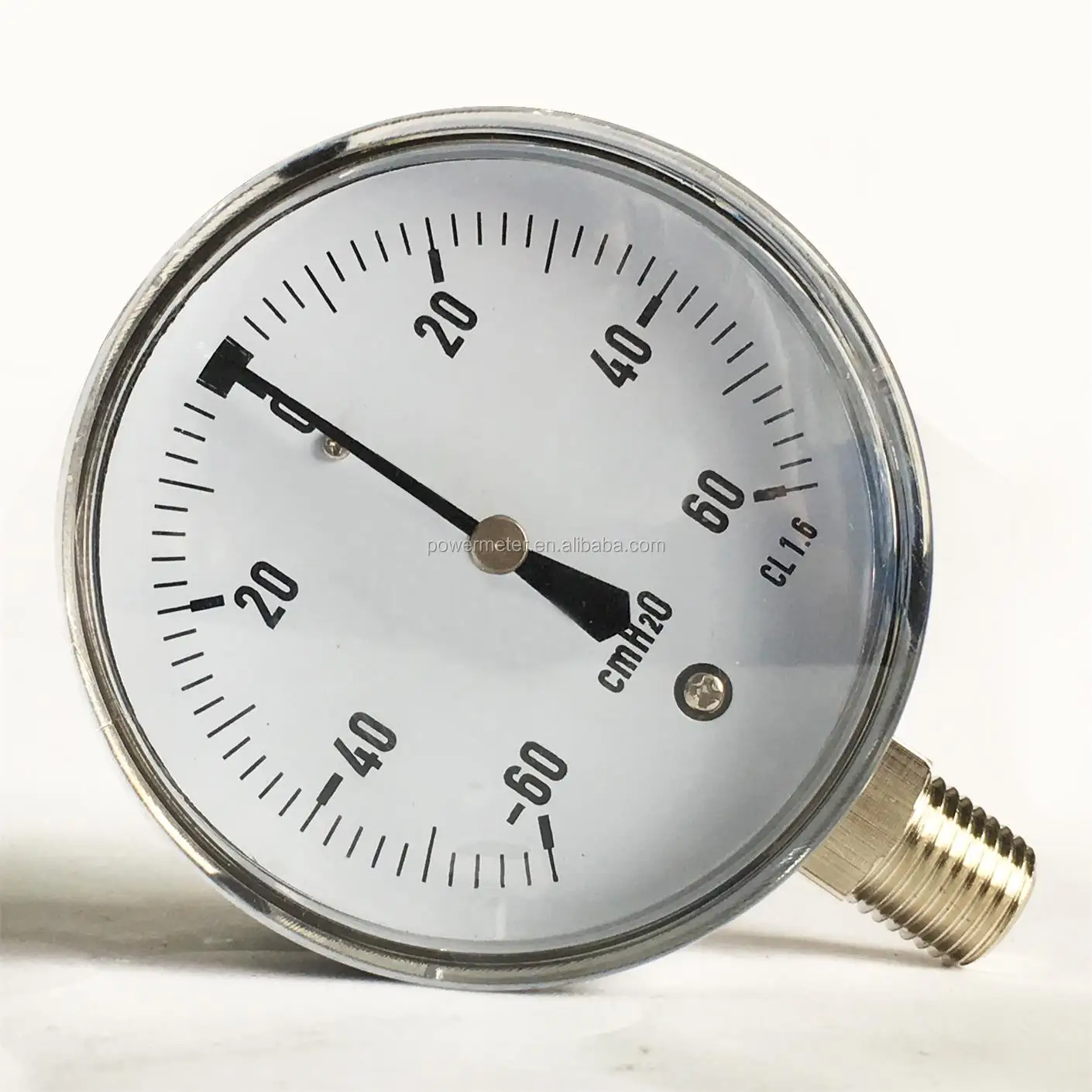 63mm Capsule Low Pressure Gauge 60 Cmh2o To 60 Cmh2o Buy Causule Low