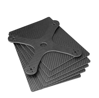 Factory Wholesale Carbon Fiber Sheet Carbon Fiber Plate Frame RC Drone FPV Drone Frame Carbon Fiber Sheet factory