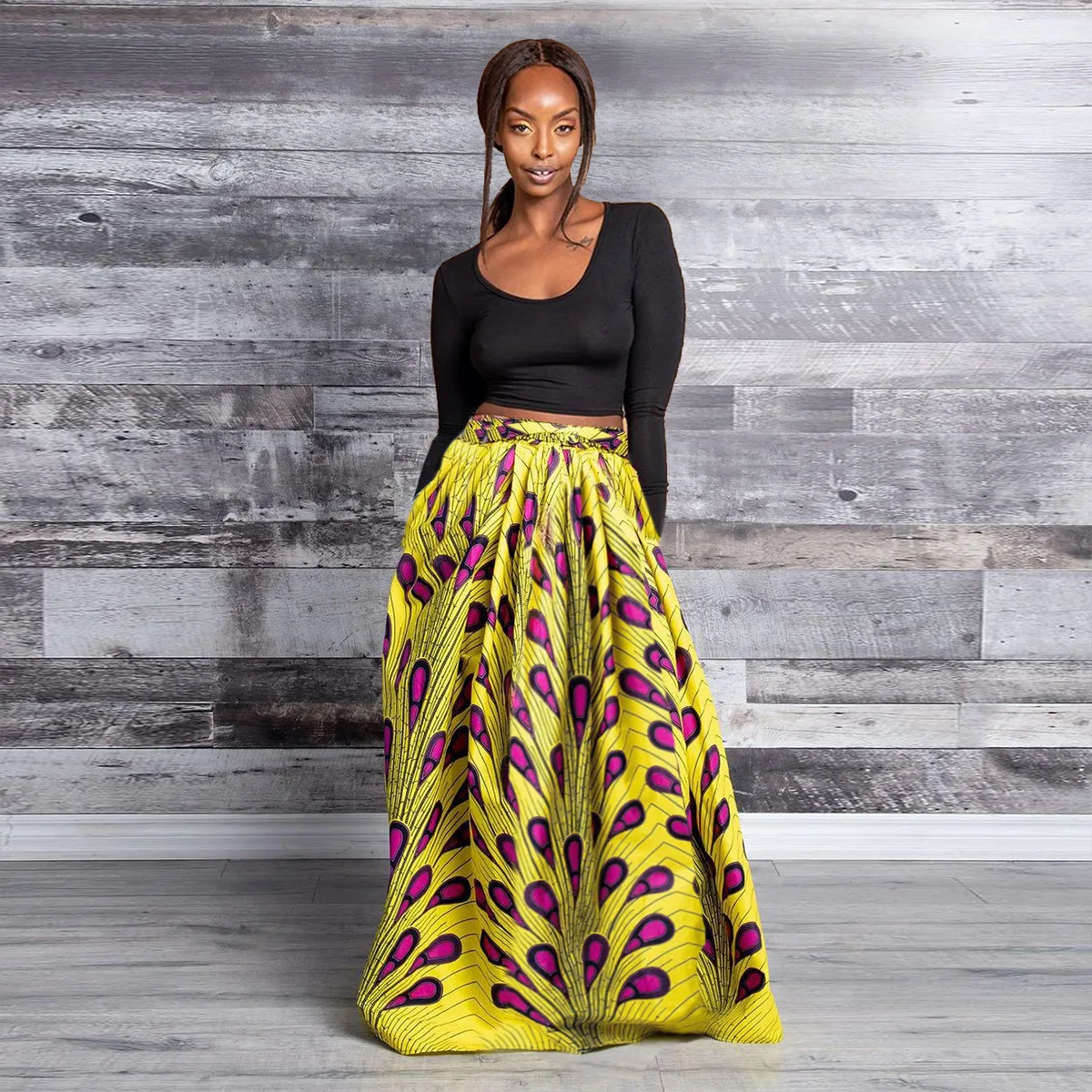 Women Apparel African Clothing Ankara Print African Kitenge Dress Design African Traditional keratin Dress