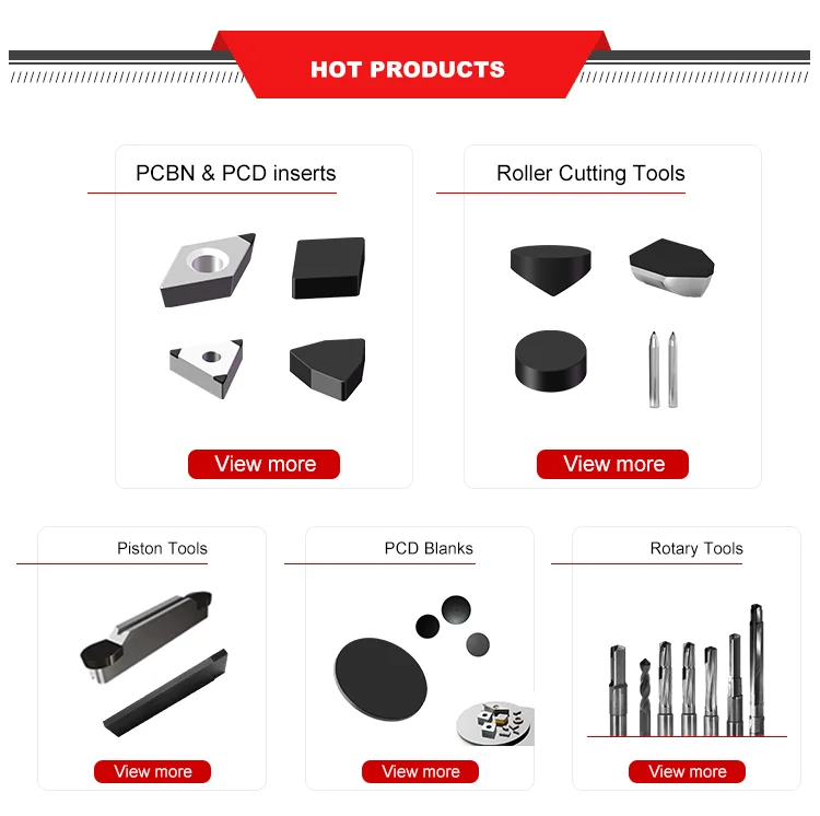 Professional Products DCGW11T308  PCD Insert Turning Cutting Tools Funik Solid cbn Inserts