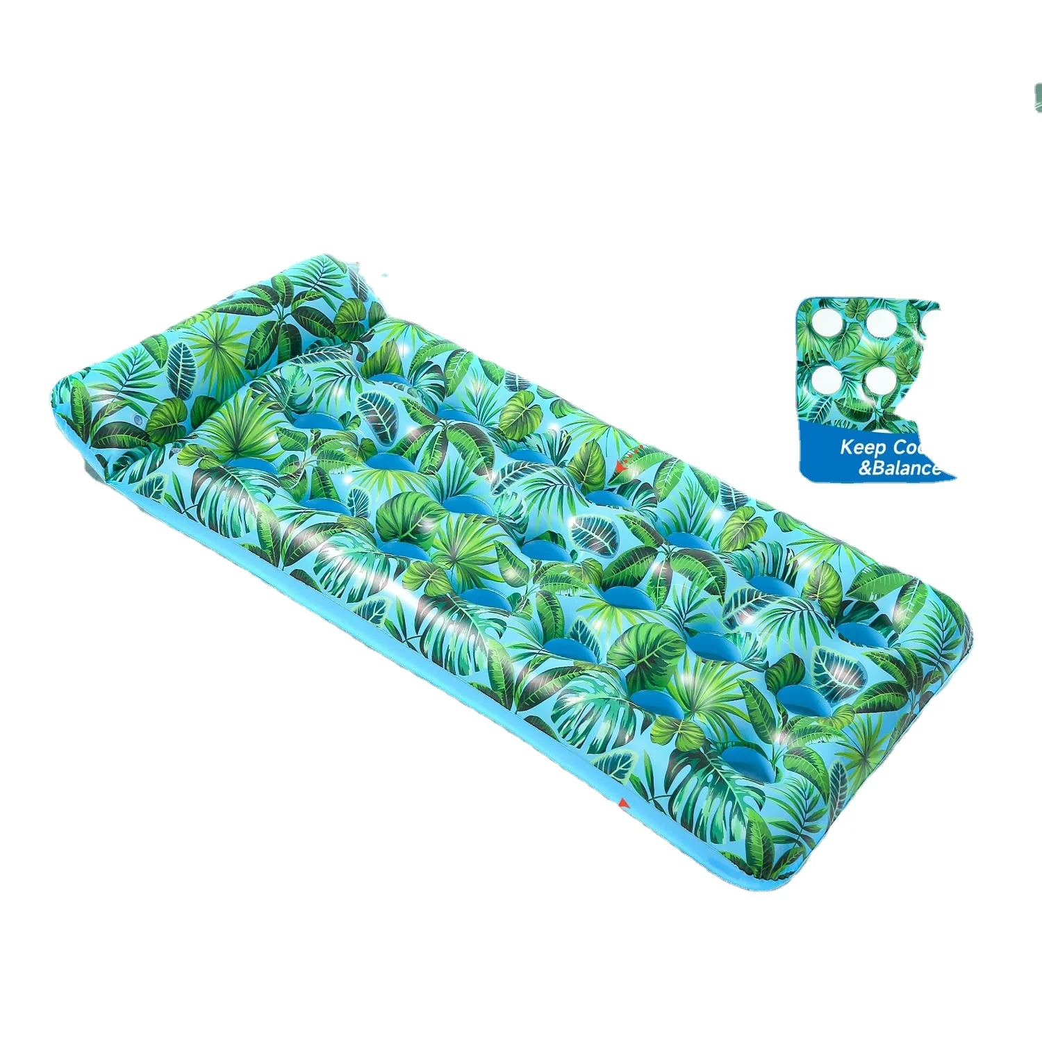 Inflatable Pool Float Lounger Raft For Adults,2 Pack Oversized Pool