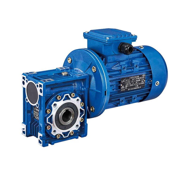 
Worm gearbox with electric motor 