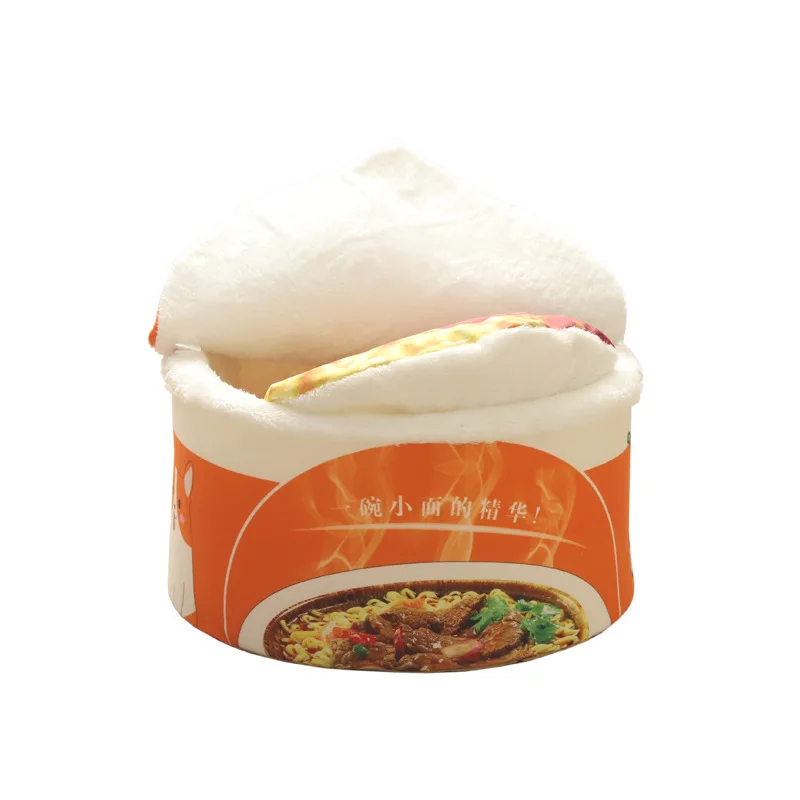 Hot Protect Japanese Round Instant Noodle Bowl Shape Winter Warm Pet