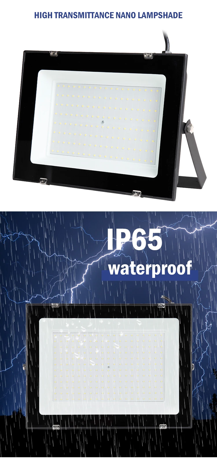 High Quality Ip65 Waterproof Outdoor Aluminum 9w 18w 27w 45w 63w 90w 135w Led Flood Light