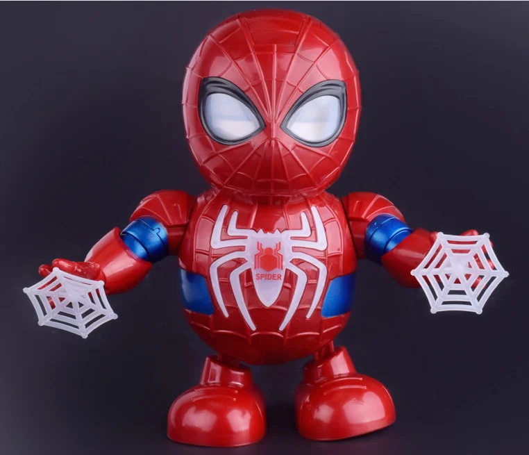 2019 New Type Spiderman Dance Toy/dance Robot With Music And Light ...