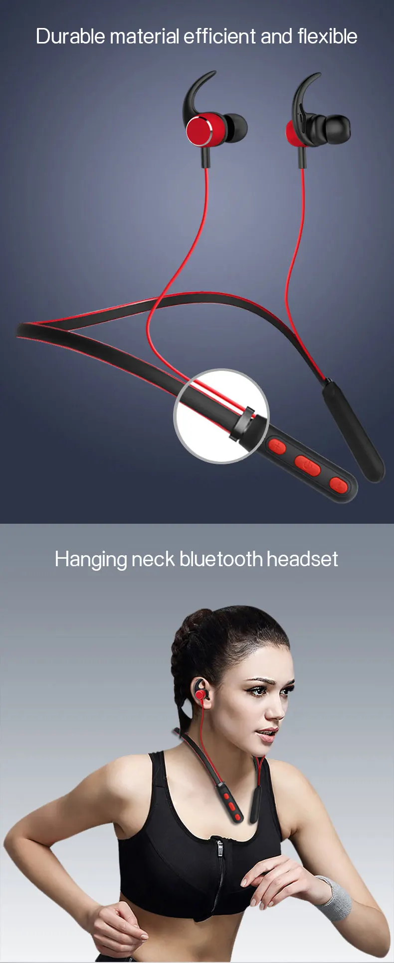 2020 Waterproof Neck Band Earphone 10 Years ODM & OEM Manufactory 3C Mobile Phone Accessories Wireless Earbuds Bluetooth Headset