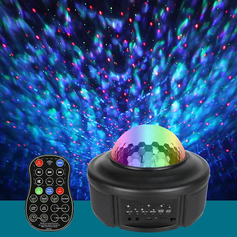 Galaxy Starry Sky Night Light LED Astera Projector Colorful Star Remote Control Bluetooth Music Player