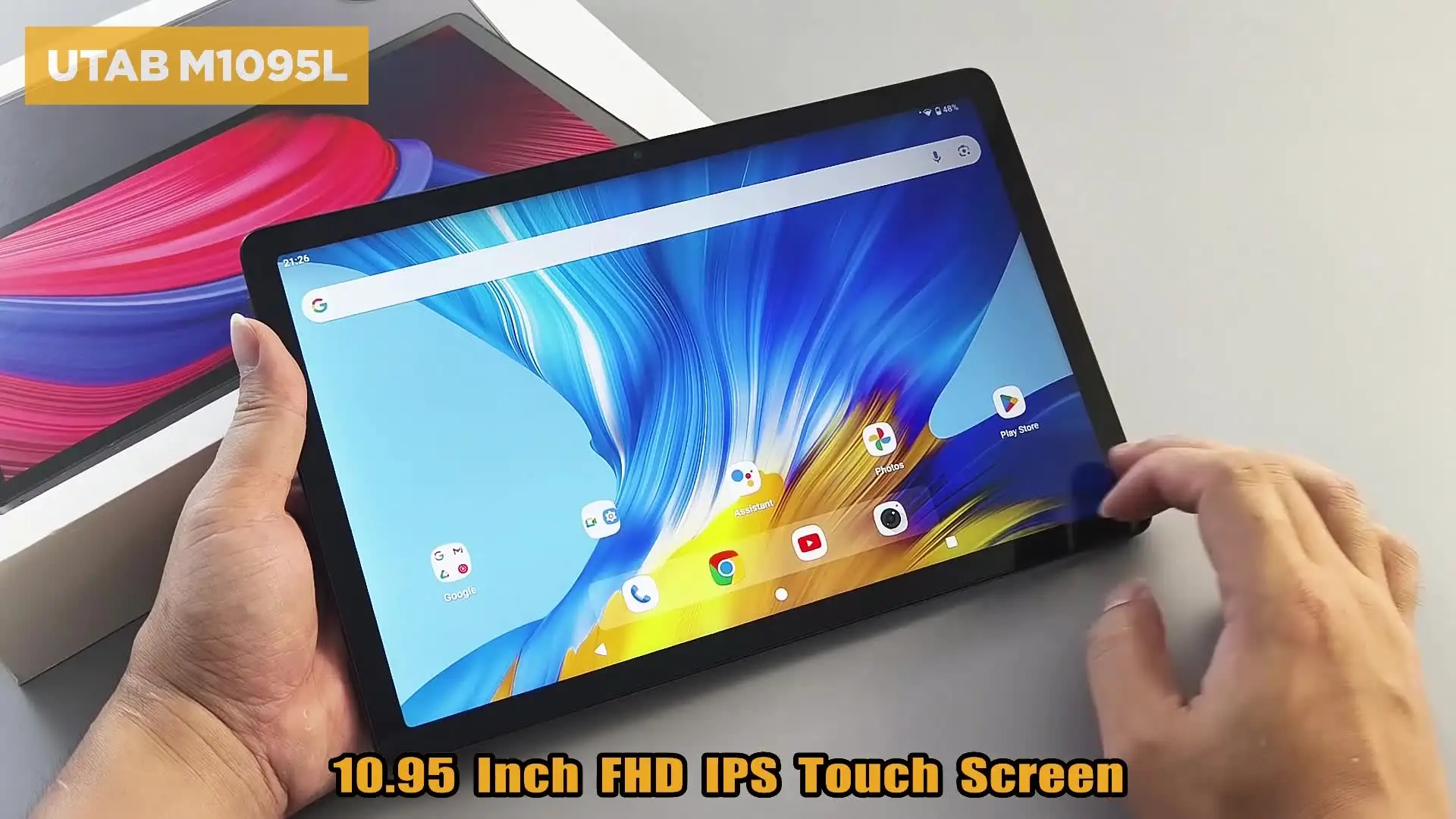 10.95インチFHDスクリーンT606オクタコア6GB128GB 8000mAh Android 13