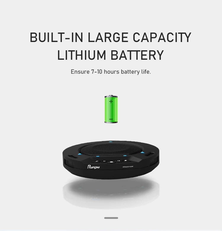 Runpu N30w Enhanced 2.4g Wireless Conference Omnidirectional Microphone