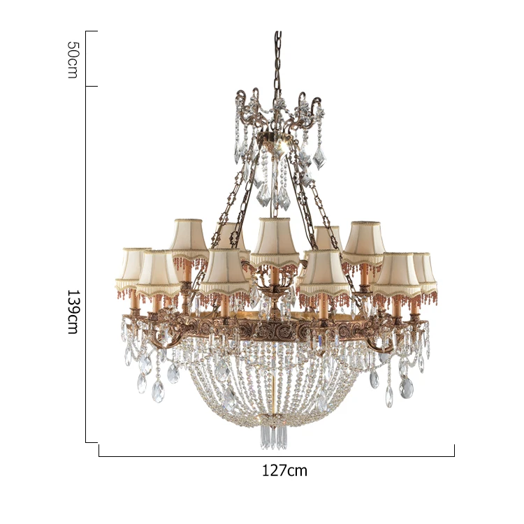 french brass chandeliers crystal lighting