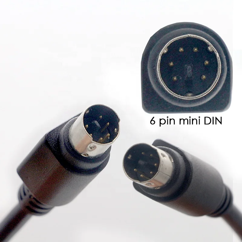 

6 pin mini din cable,100 Pieces, Silver