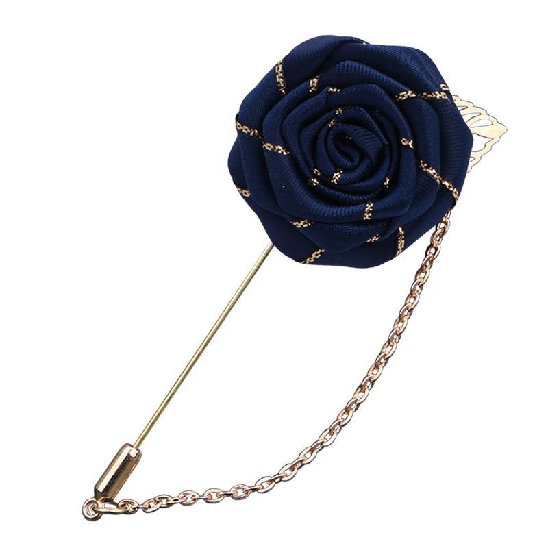 GUAngqi Flower Pin Brooch,Rose Brooch with Tassel Decorative Clip Safety Pin 