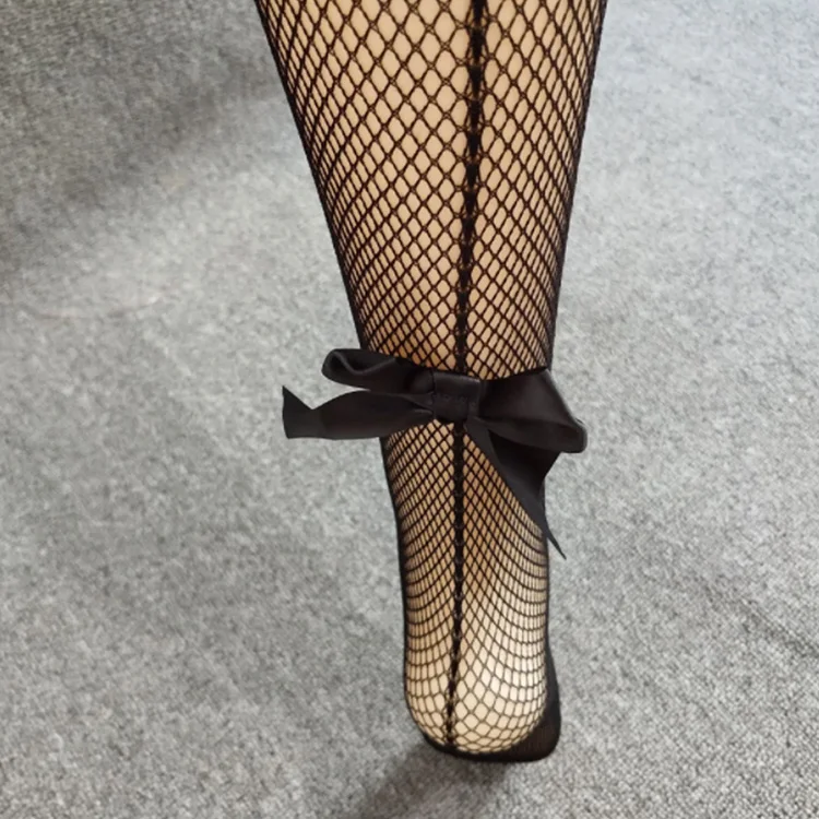 Japanese Asian Hot Cuban Heel Black Silk Stocking Legs Foot Nylon Tube ...