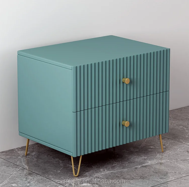 Cheap Simple Bedside Table Colorful Bedroom Nightstand Corner Table