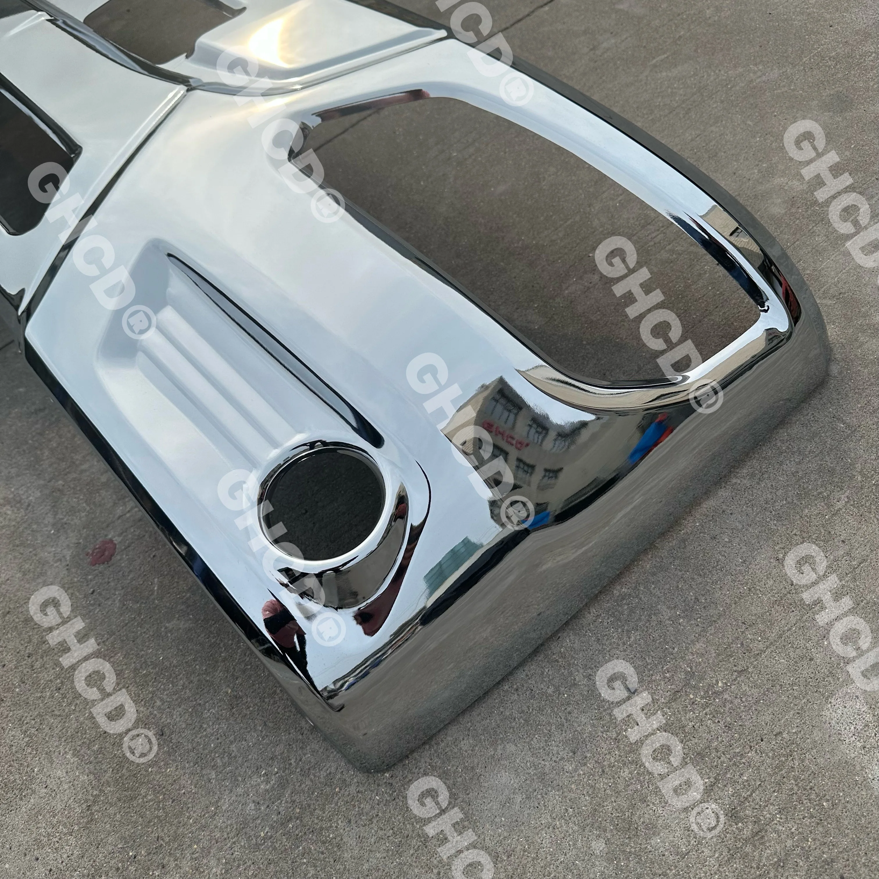 product ghcd high quality new chrome plated metal bumper truck body part for japanese hino victor mitsubishi isuzu nissan trucks-3