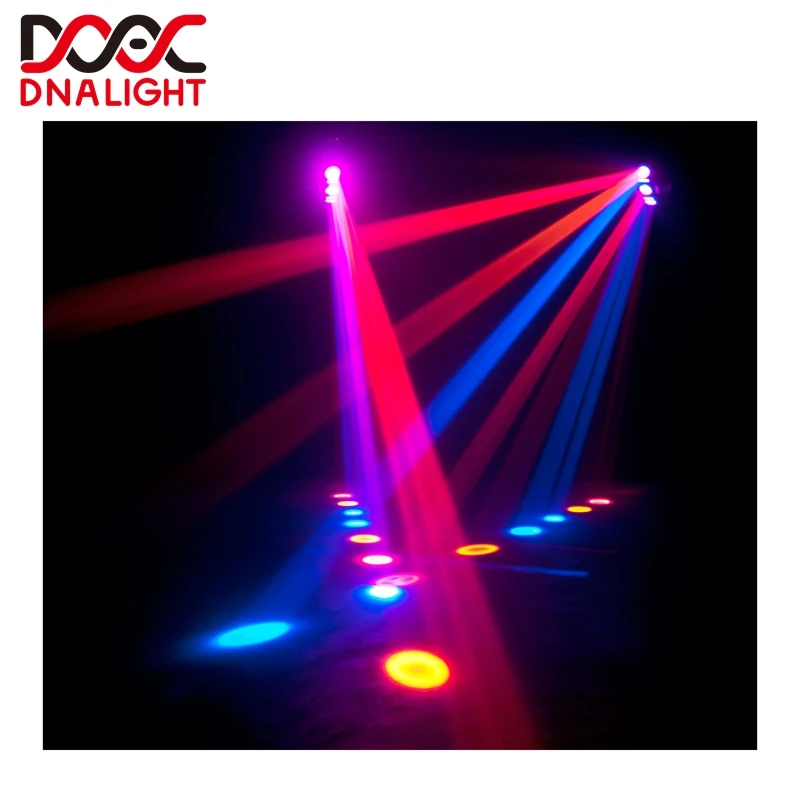 2x LED emisor de luz efecto barra T-bar Moonflower fiesta discoteca planta de luz 