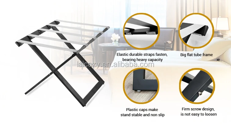 steel luggage stand 
