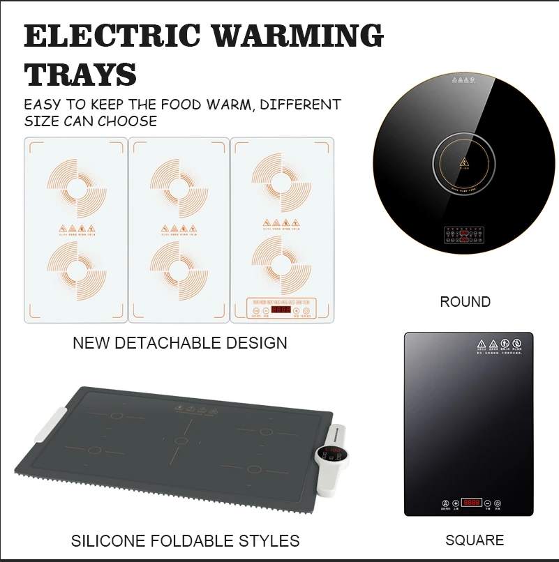 Portable Folding Electric Food Hot Plate Flexible Food Warmer Electric Food Warming Mat Buy
