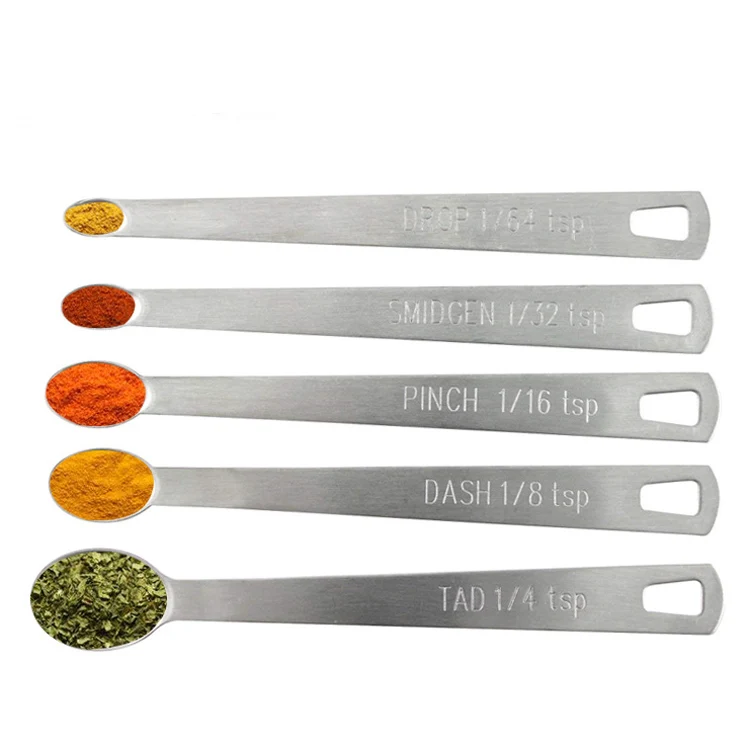 4-Piece Mini Measuring Spoons Tad Dash Pinch Smidgen