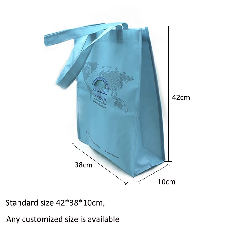 100gsm wholesale promotional eco tote picture printing foldable reusable custom non woven shopping bags dubai