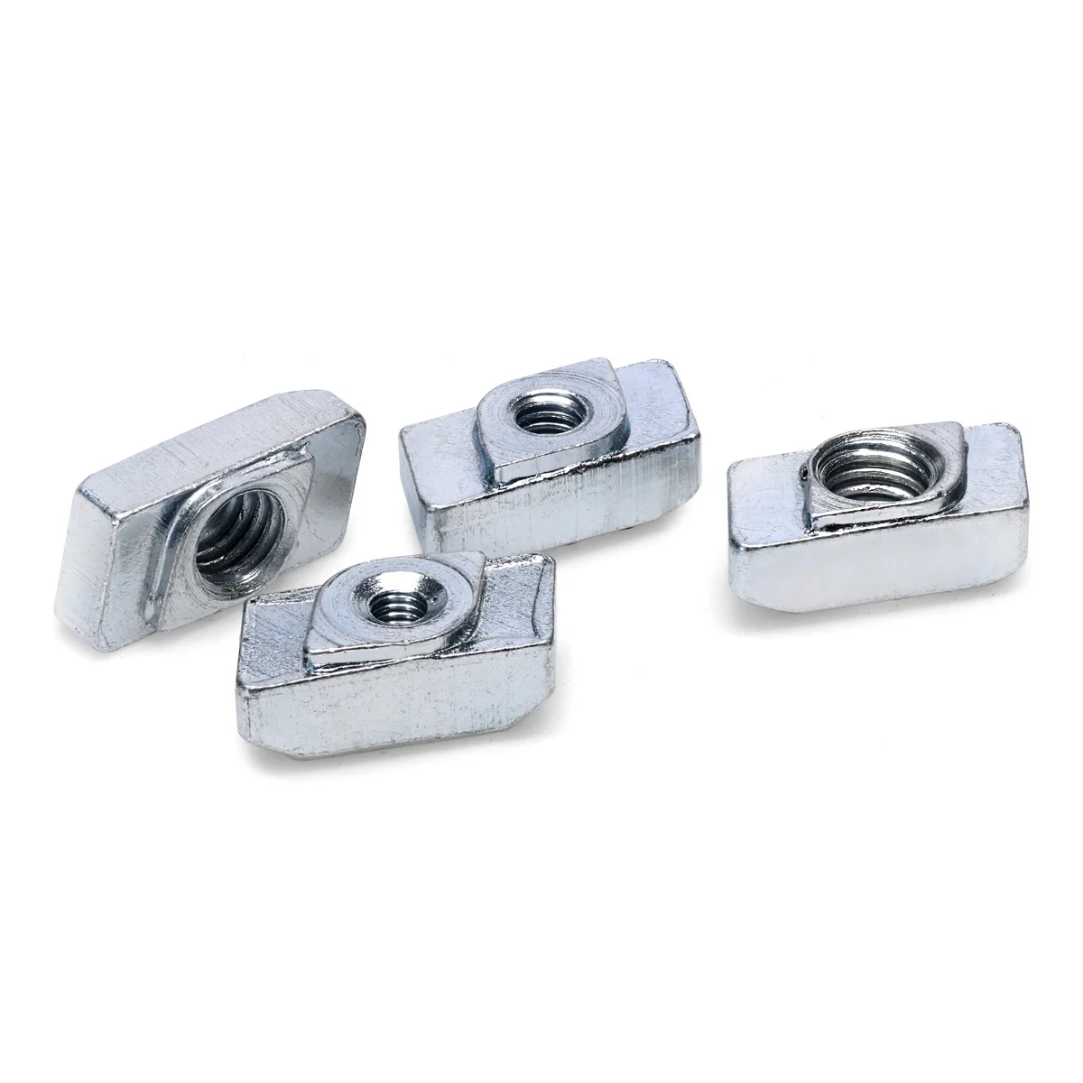 High Hardness Carbon Steel Galvanized 30 Insert Type Slider M3 M4 M5 M8 Nut Diamond T-Type Aluminum Profile Nut factory