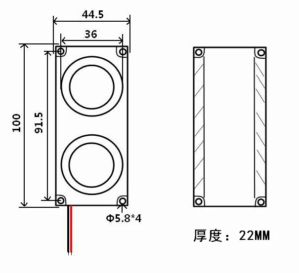 Fast Delivery Single Cavity Full Range Mini Box Speaker 3 Watt 4 Ohm For Advertising Machine - ANKUX.COM