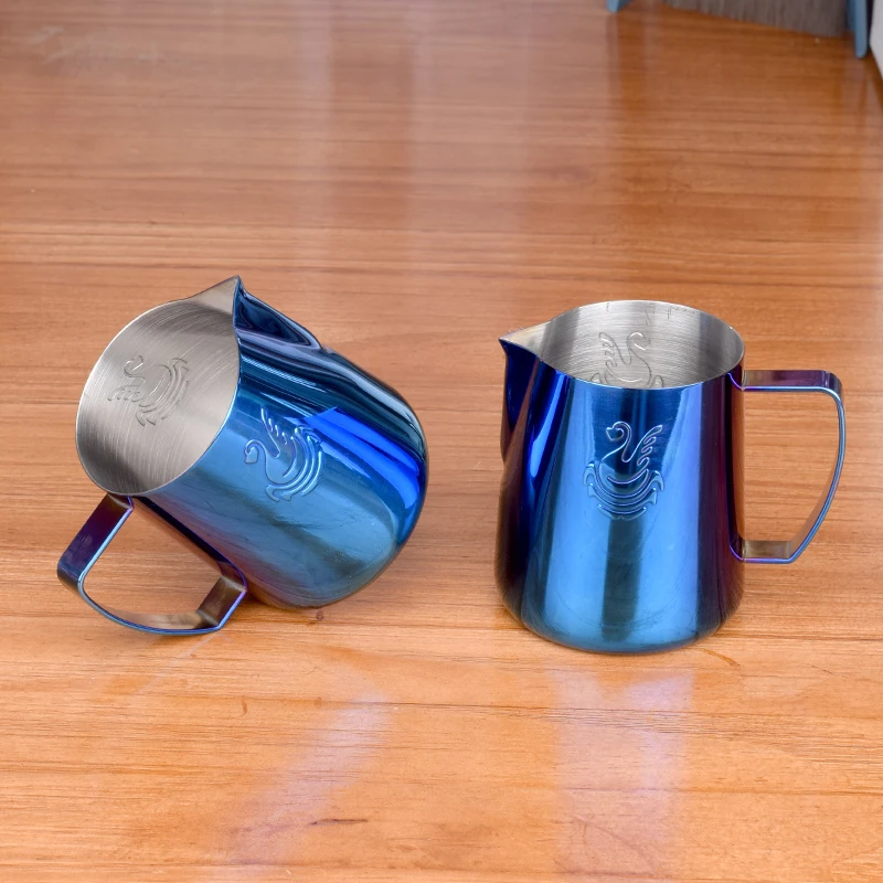 
Fantastic Kitchen Stainless Steel Milk frothing jug Espresso Coffee Pitcher Barista Craft Coffee Latte swan 400 ml 