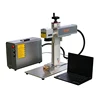 20W 30W 50W 100W mini portable metal stainless steel carbon steel color fiber laser marking machine price