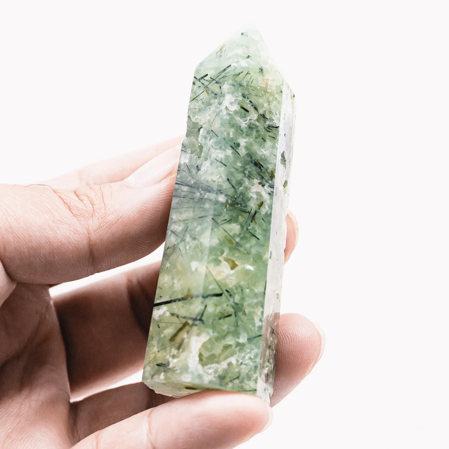 批发高品质灵光点塔魔杖石方尖石方尖碑天然治疗水晶