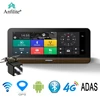 7.84 inch IPS car dvr with 4G ADAS GPS Navigation wifi Bluetooth Rearview mirror vehicle cctv dvr dashcam Android GPS navigaion