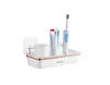 Bathroom Storage Organizers plastic polypropylene self adhesive bath room hanger stand caddy for shampoo bath gel